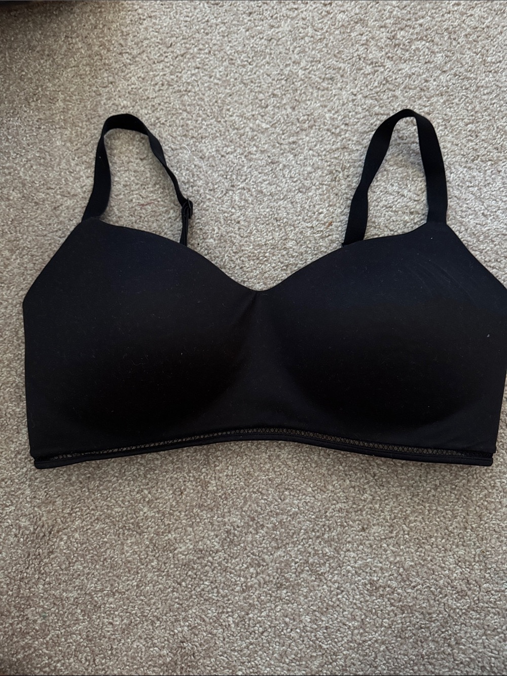 Auden Black Wireless Molded T-Shirt Bra